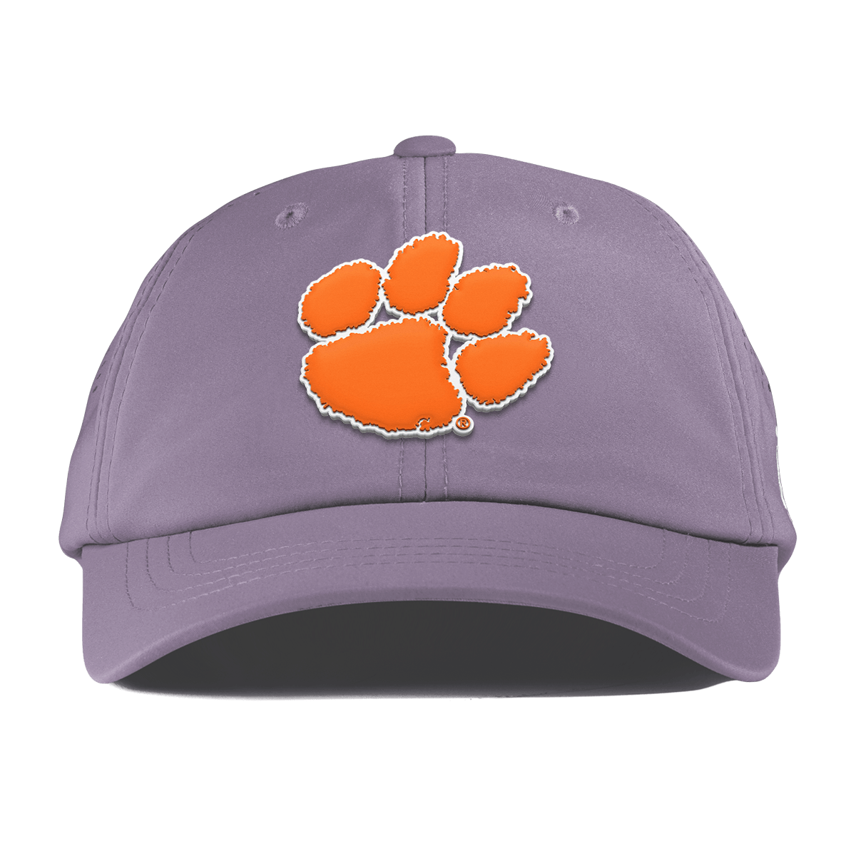 Clemson University "Clemson Tiger Paw" Performance Dad Hat Purple