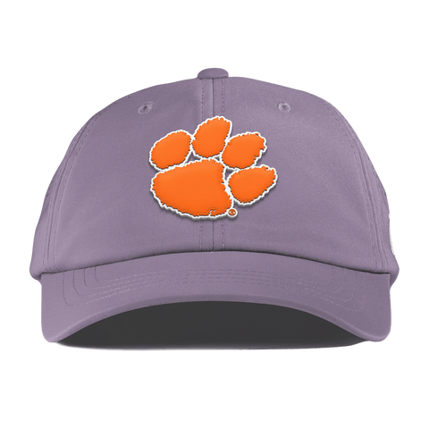 Clemson University "Clemson Tiger Paw" Performance Dad Hat Purple