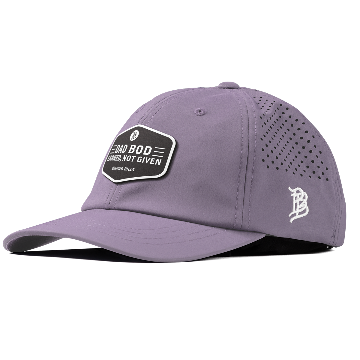 Dad Bod Performance Dad Hat Purple