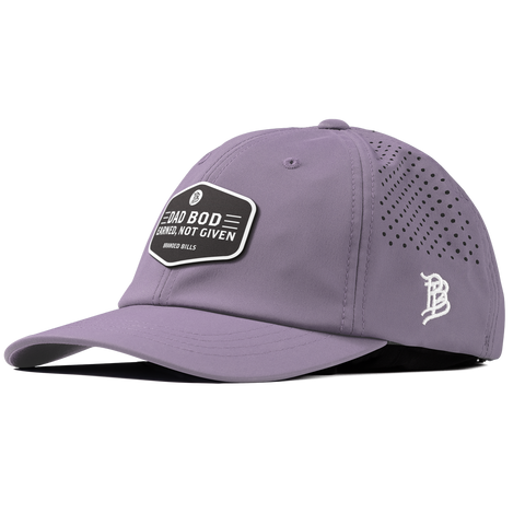 Dad Bod Performance Dad Hat Purple