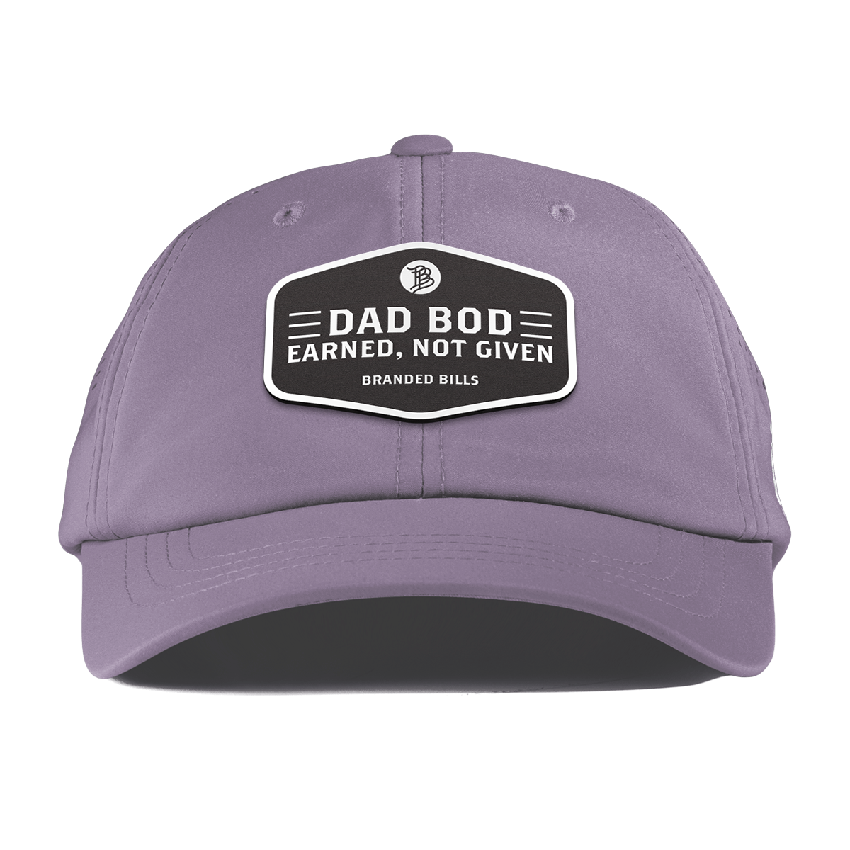 Dad Bod Performance Dad Hat Purple