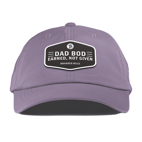 Dad Bod Performance Dad Hat Purple