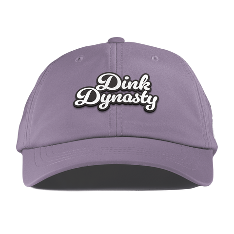 Dink Dynasty Script Performance Dad Hat Purple