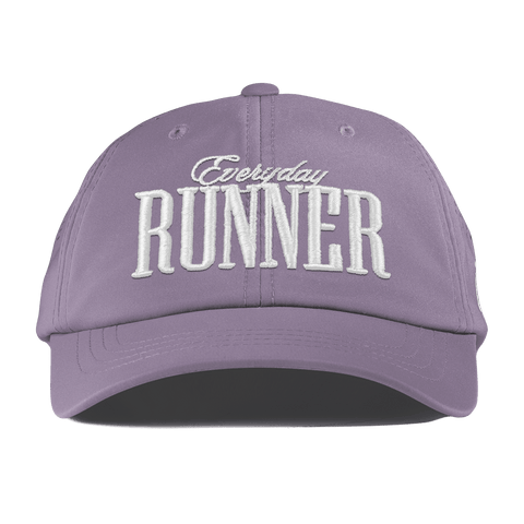 Everyday Runner Curved Performance Dad Hat Purple