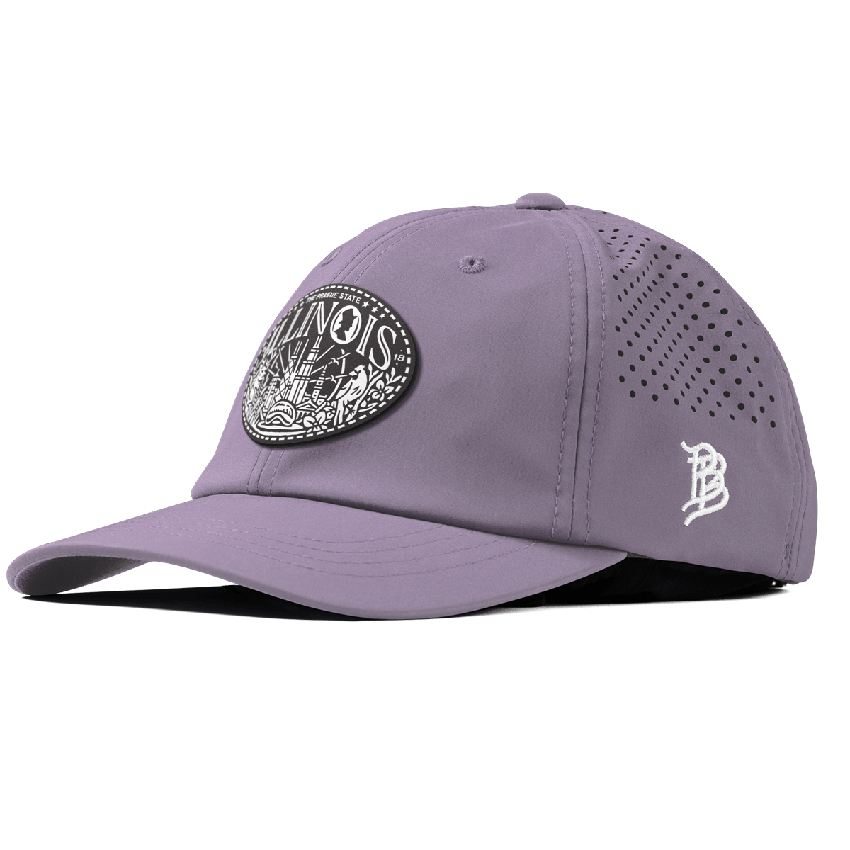 Illinois Traveler Performance Dad Hat Purple