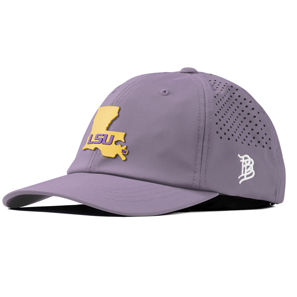 Louisiana State University "LSU Gold State" Performance Dad Hat Purple