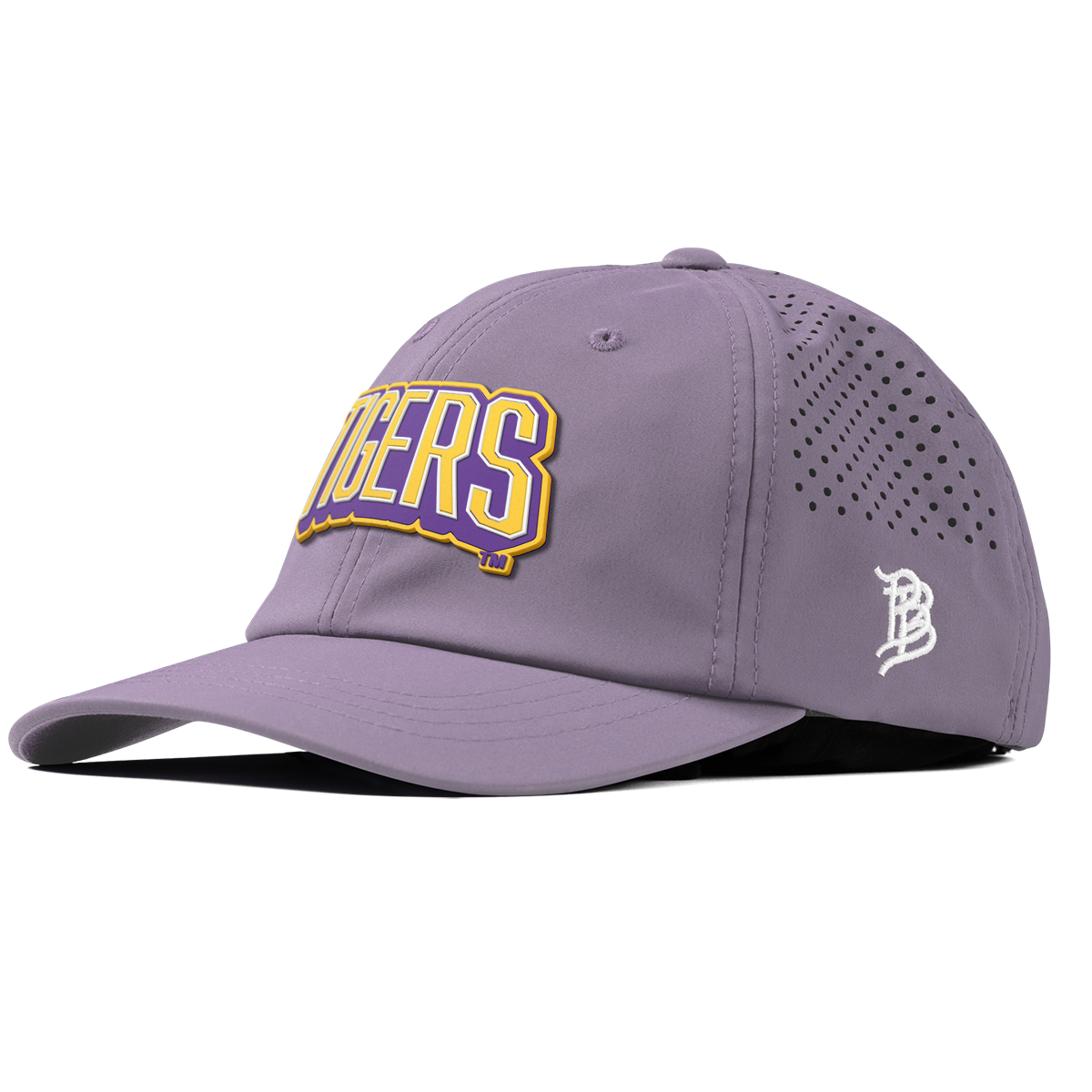 Louisiana State University "LSU Tigers Block" Performance Dad Hat Purple