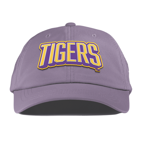 Louisiana State University "LSU Tigers Block" Performance Dad Hat Purple