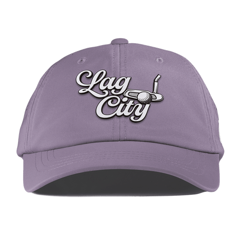 Lag City Script Performance Dad Hat Purple
