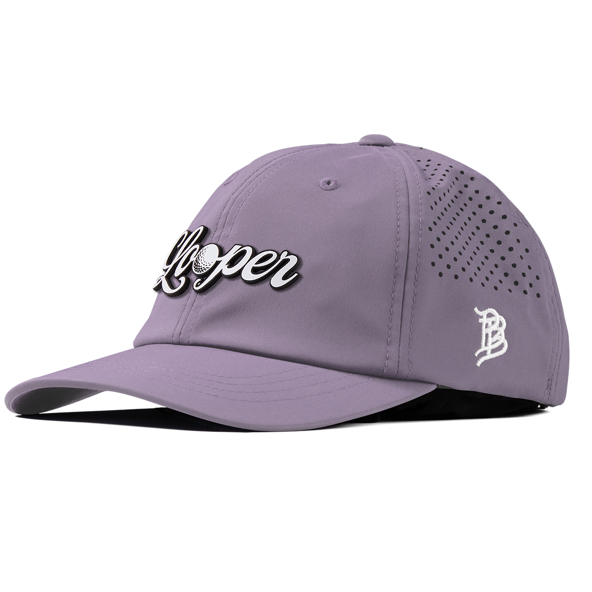 Looper Script Performance Dad Hat Purple