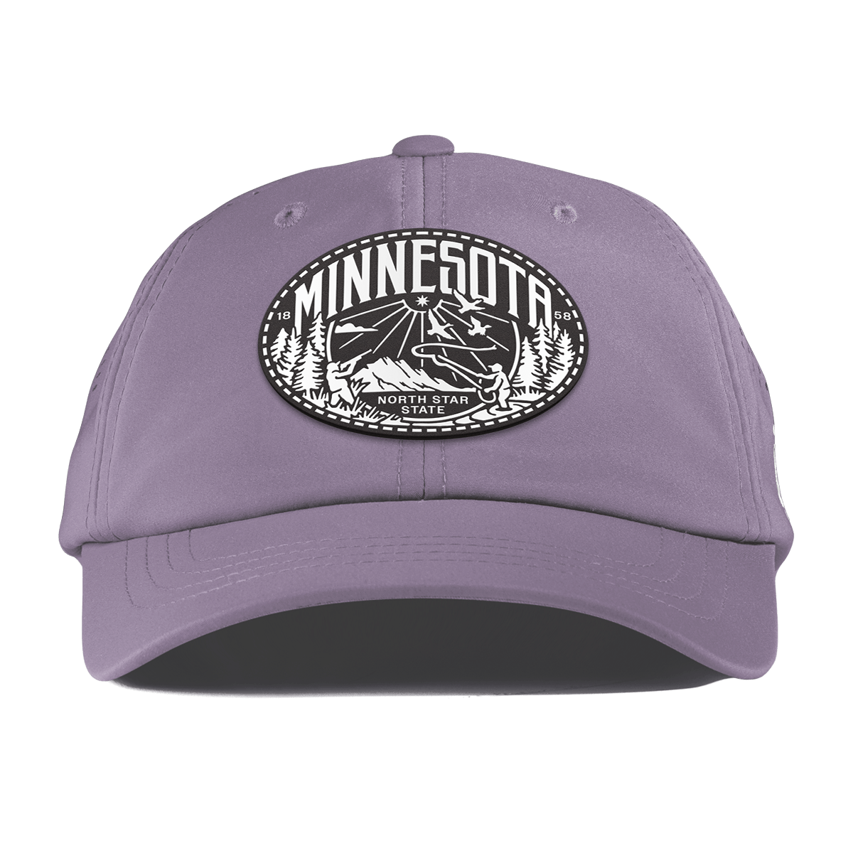 Minnesota Traveler Performance Dad Hat Purple