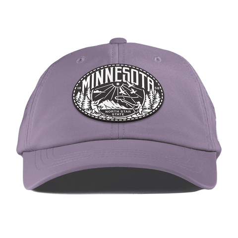 Minnesota Traveler Performance Dad Hat Purple