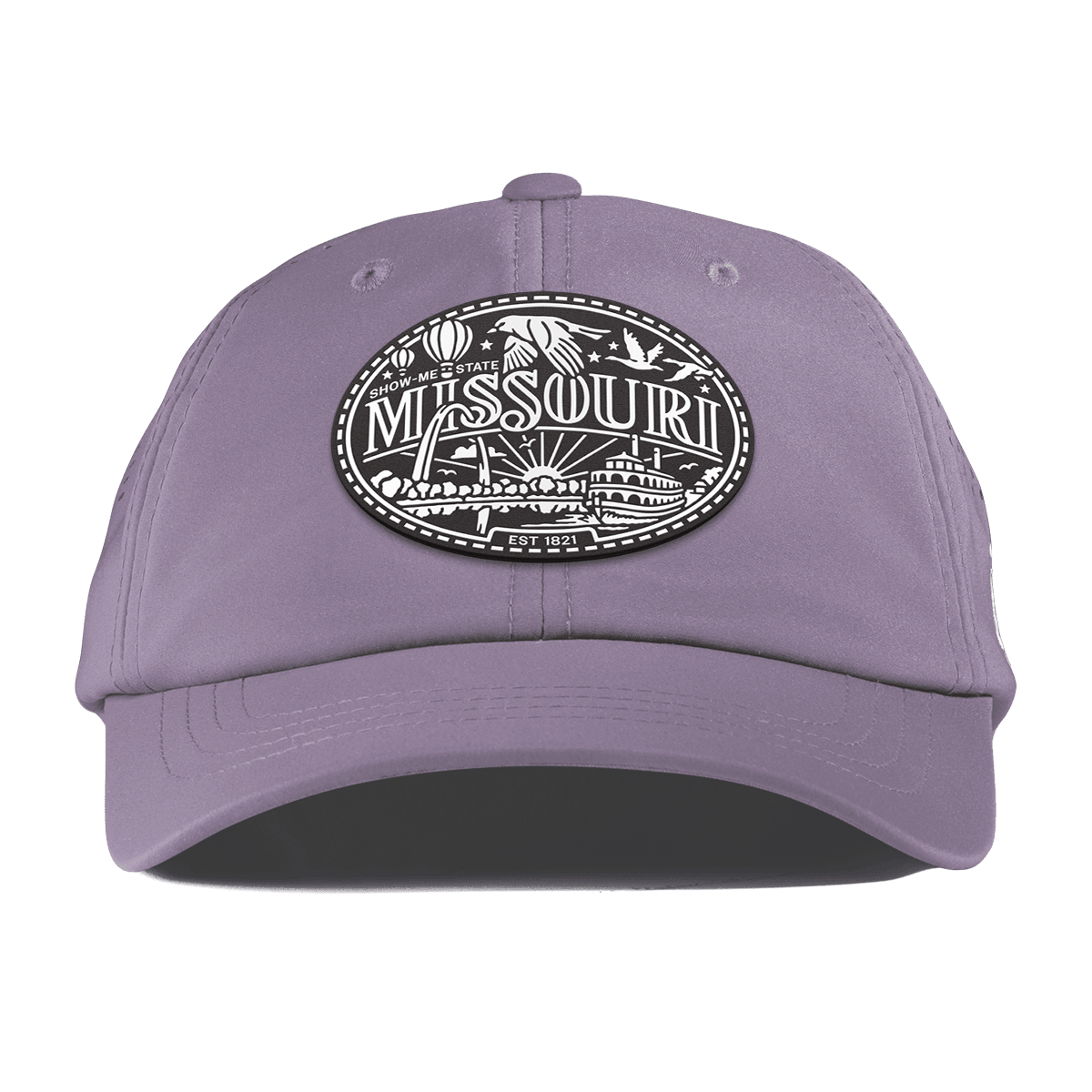Missouri Traveler Performance Dad Hat Purple