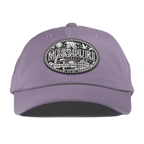 Missouri Traveler Performance Dad Hat Purple