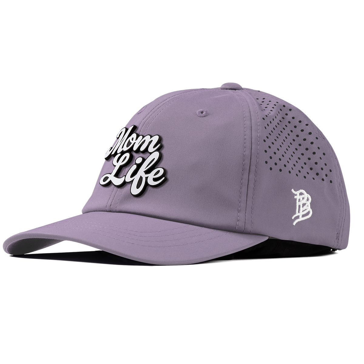 Mom Life Script Performance Dad Hat Purple