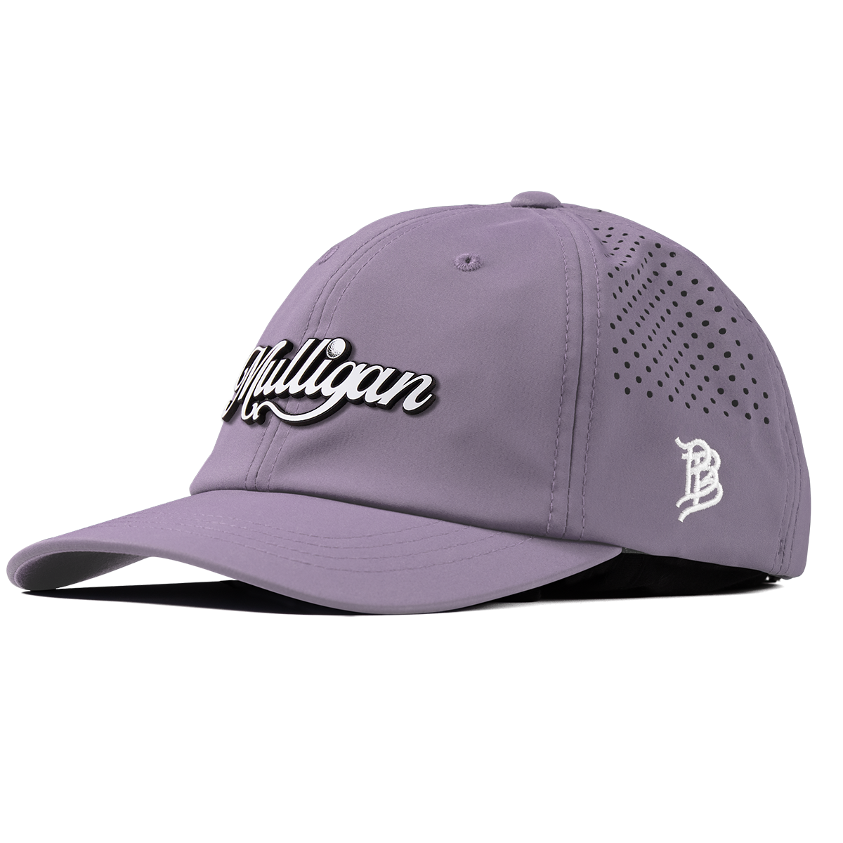 Mulligan Script Performance Dad Hat Purple
