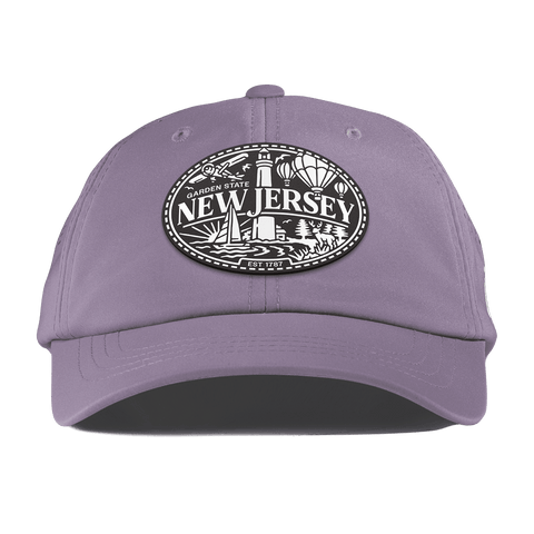 New Jersey Traveler Performance Dad Hat Purple