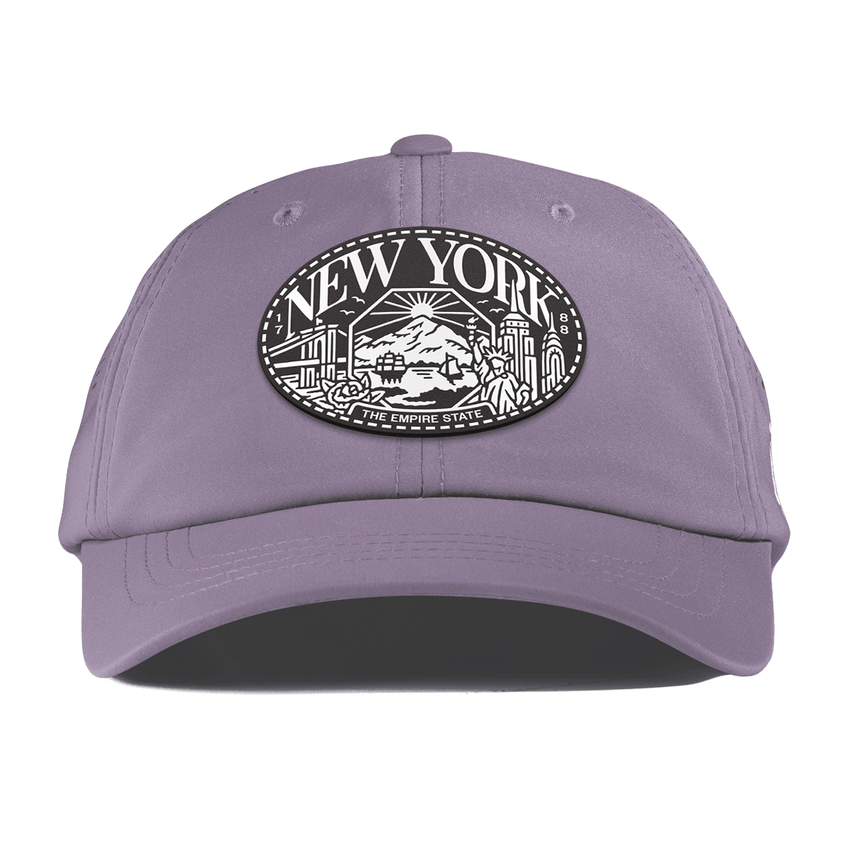 New York Traveler Performance Dad Hat Purple