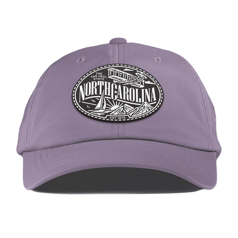 North Carolina Traveler Performance Dad Hat Purple