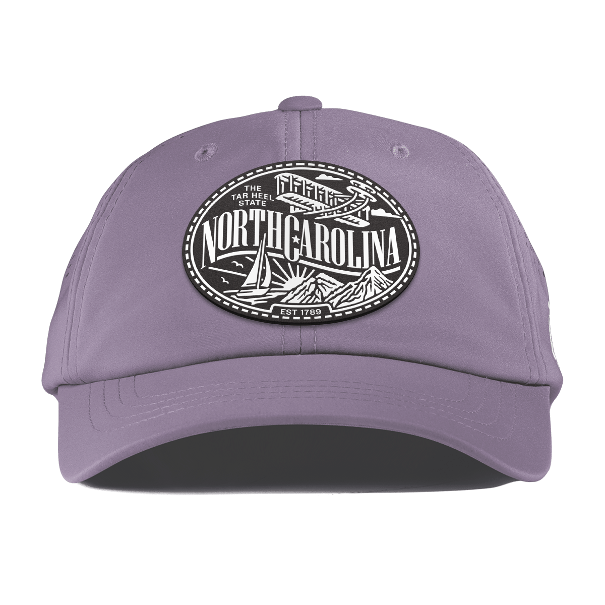 North Carolina Traveler Performance Dad Hat Purple