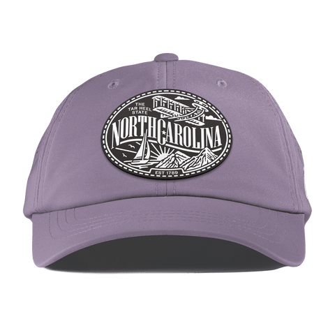North Carolina Traveler Performance Dad Hat Purple