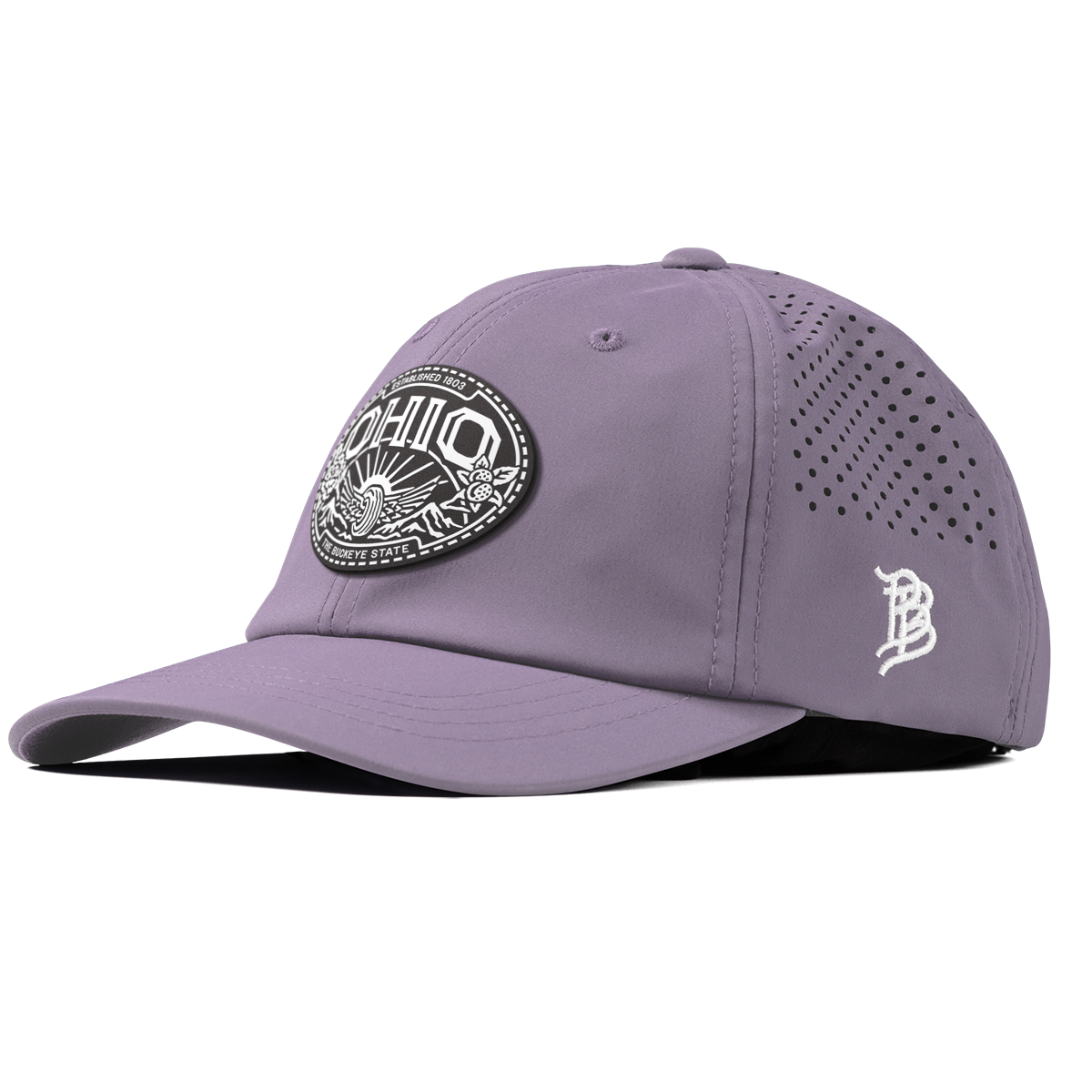 Ohio Traveler Performance Dad Hat Purple