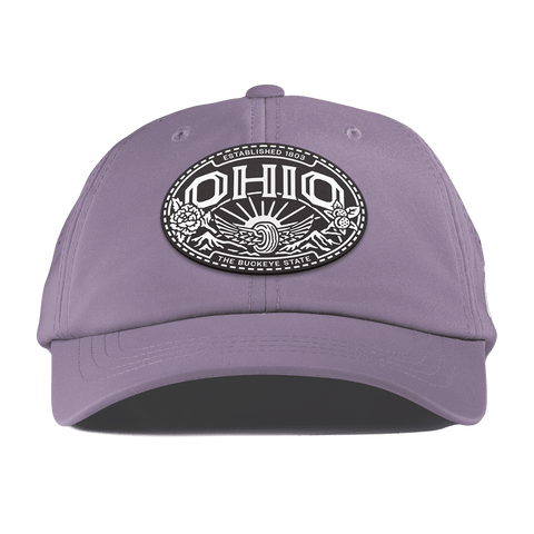 Ohio Traveler Performance Dad Hat Purple