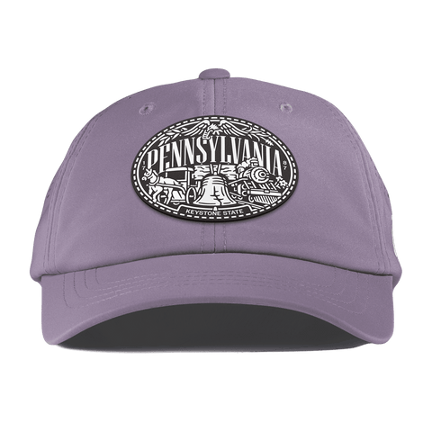 Pennsylvania Traveler Performance Dad Hat Purple