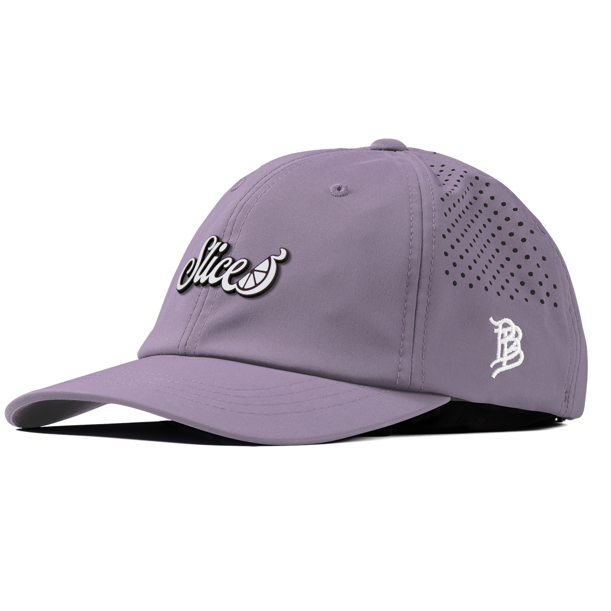 Sliced Script Performance Dad Hat Purple