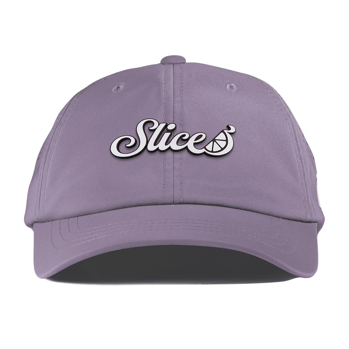 Sliced Script Performance Dad Hat Purple