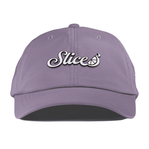 Sliced Script Performance Dad Hat Purple
