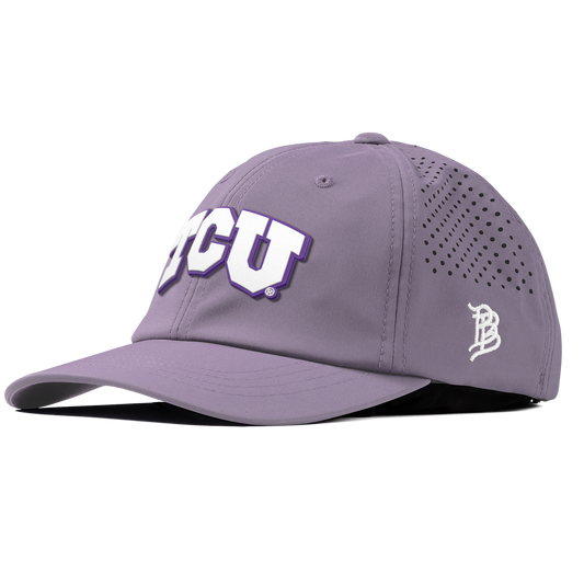 Texas Christian University "TCU Block" Performance Dad Hat Purple