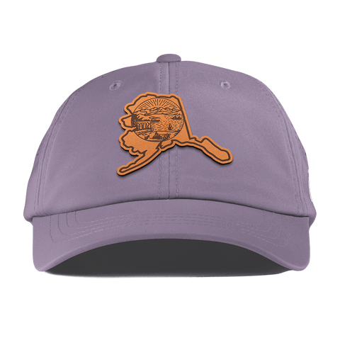 Alaska 49 Performance Dad Hat Purple