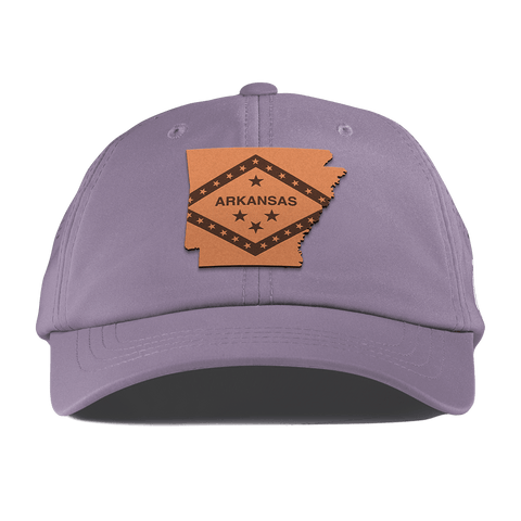 Arkansas 25 Performance Dad Hat Purple