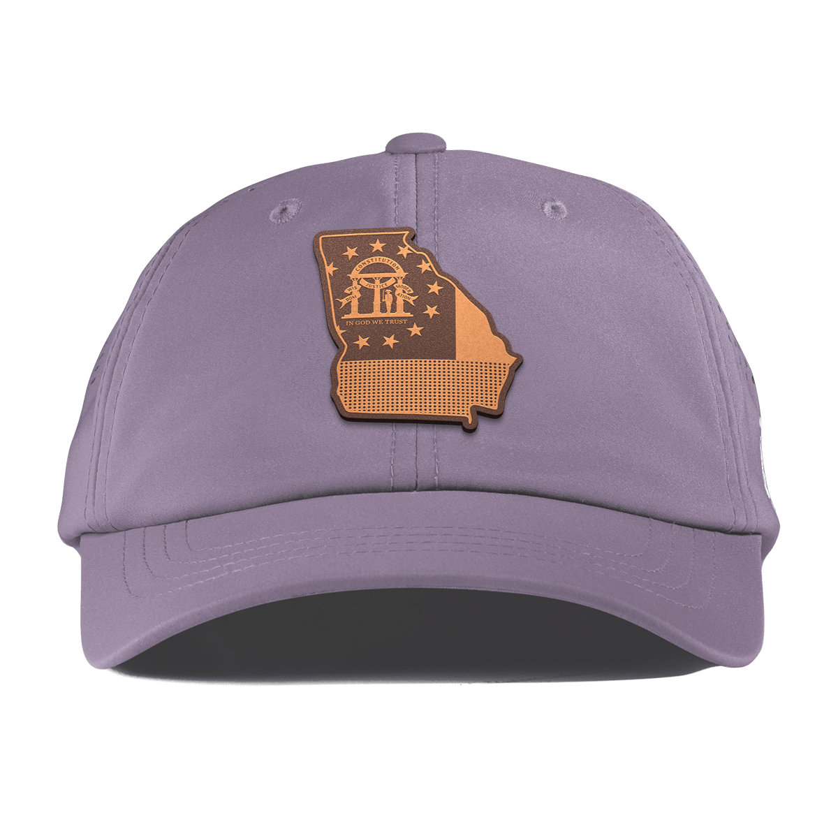 Georgia 4 Performance Dad Hat Purple