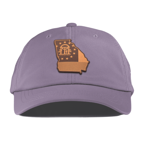 Georgia 4 Performance Dad Hat Purple
