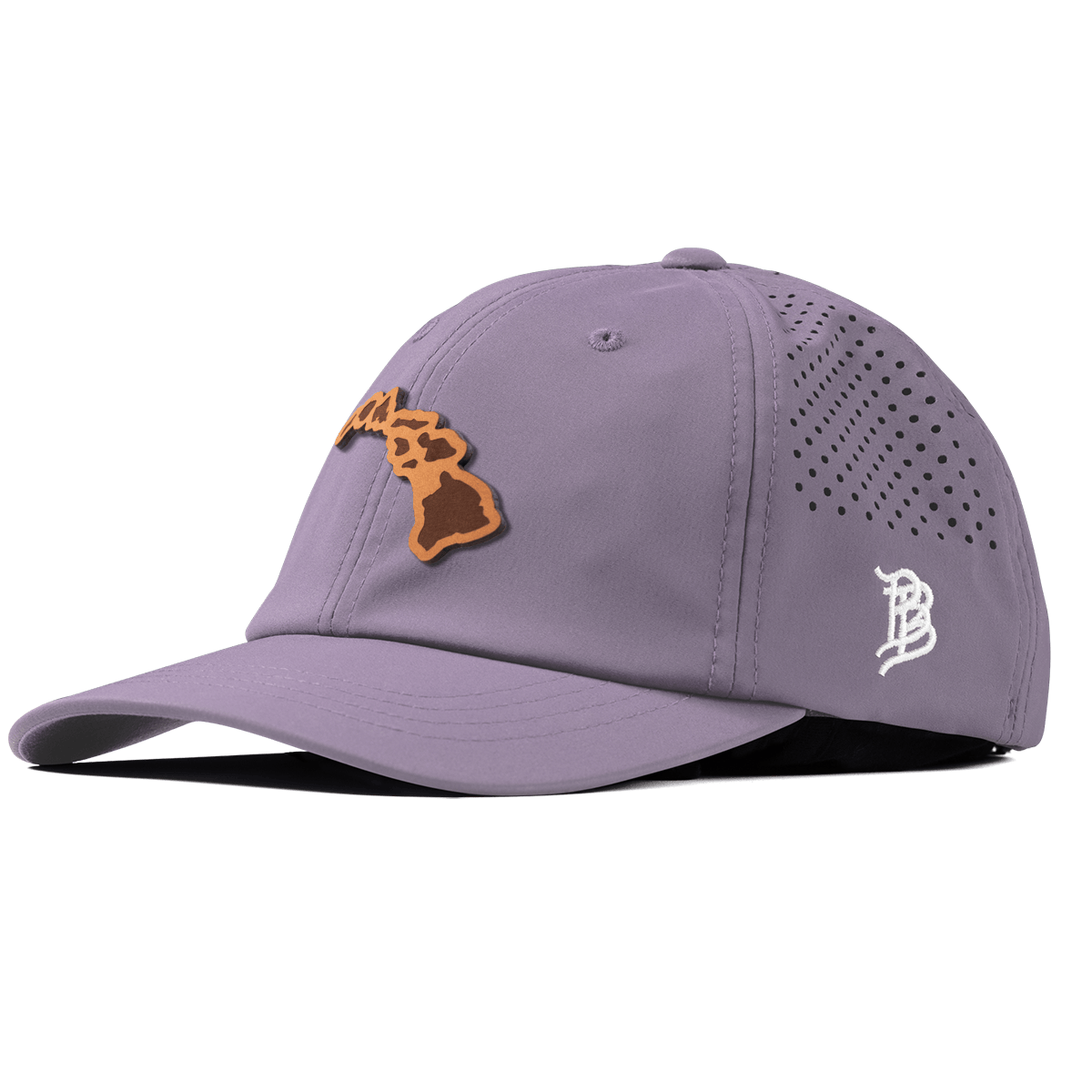Hawaii 50 Performance Dad Hat Purple