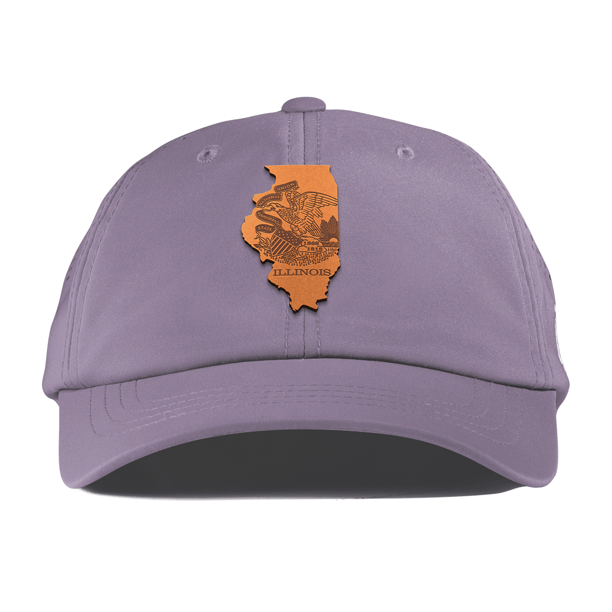 Illinois 21 Performance Dad Hat Purple