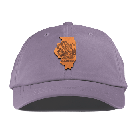 Illinois 21 Performance Dad Hat Purple