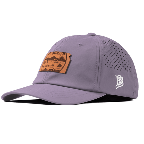 Kansas 34 Performance Dad Hat Purple