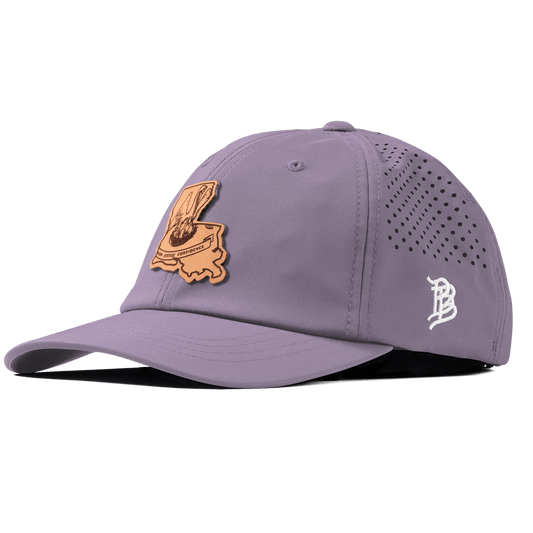 Louisiana 18 Performance Dad Hat Purple