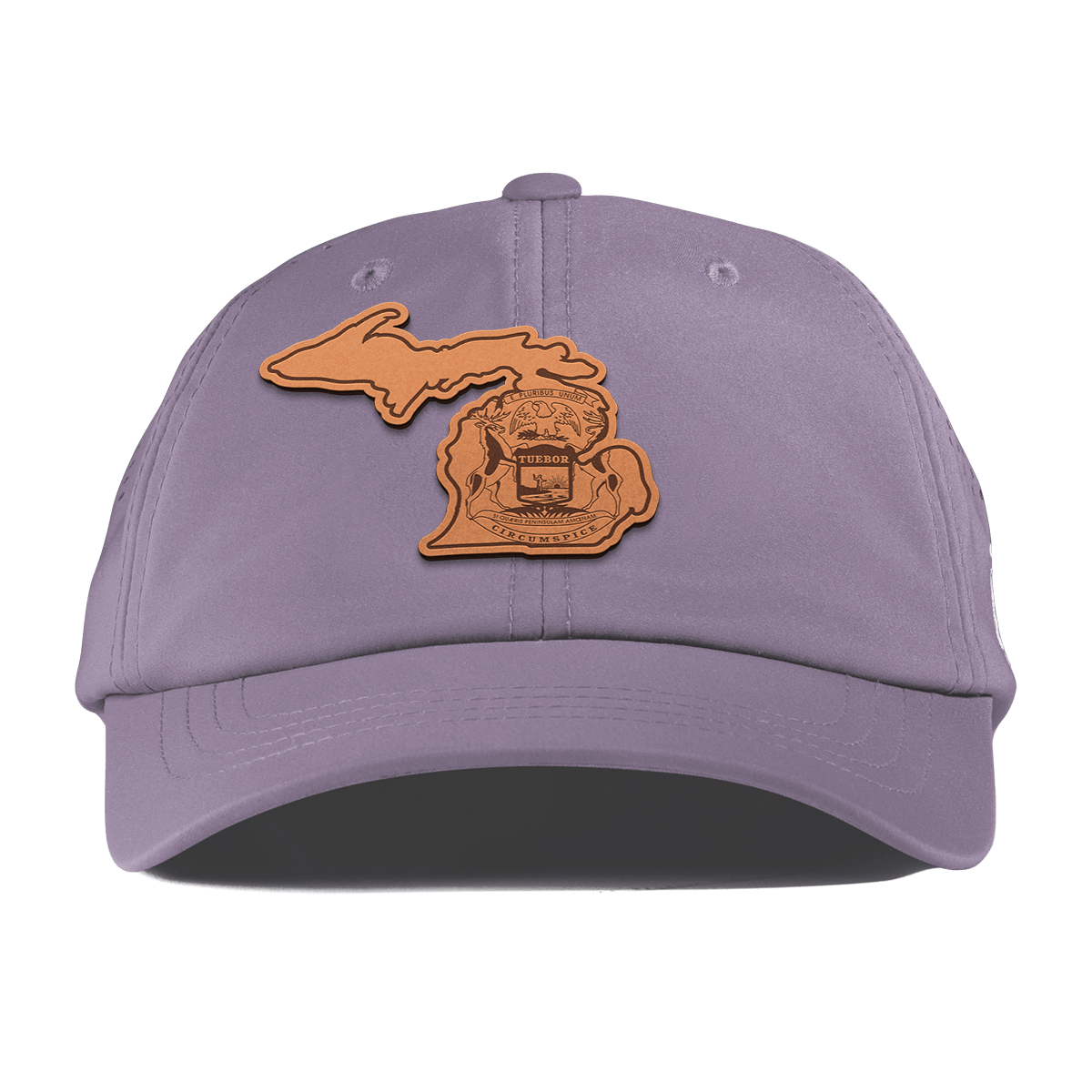 Michigan 26 Performance Dad Hat Purple