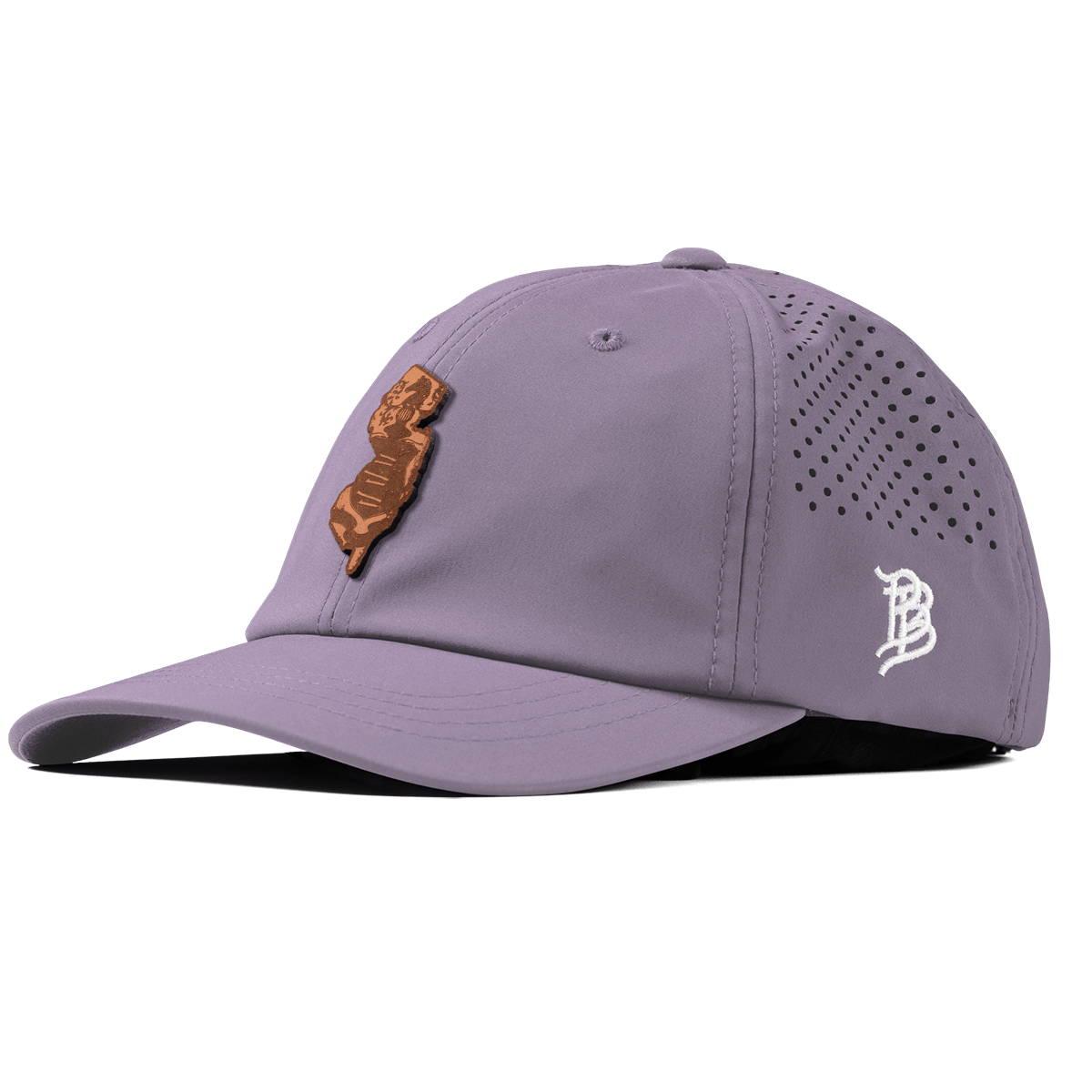 New Jersey 3 Performance Dad Hat Purple