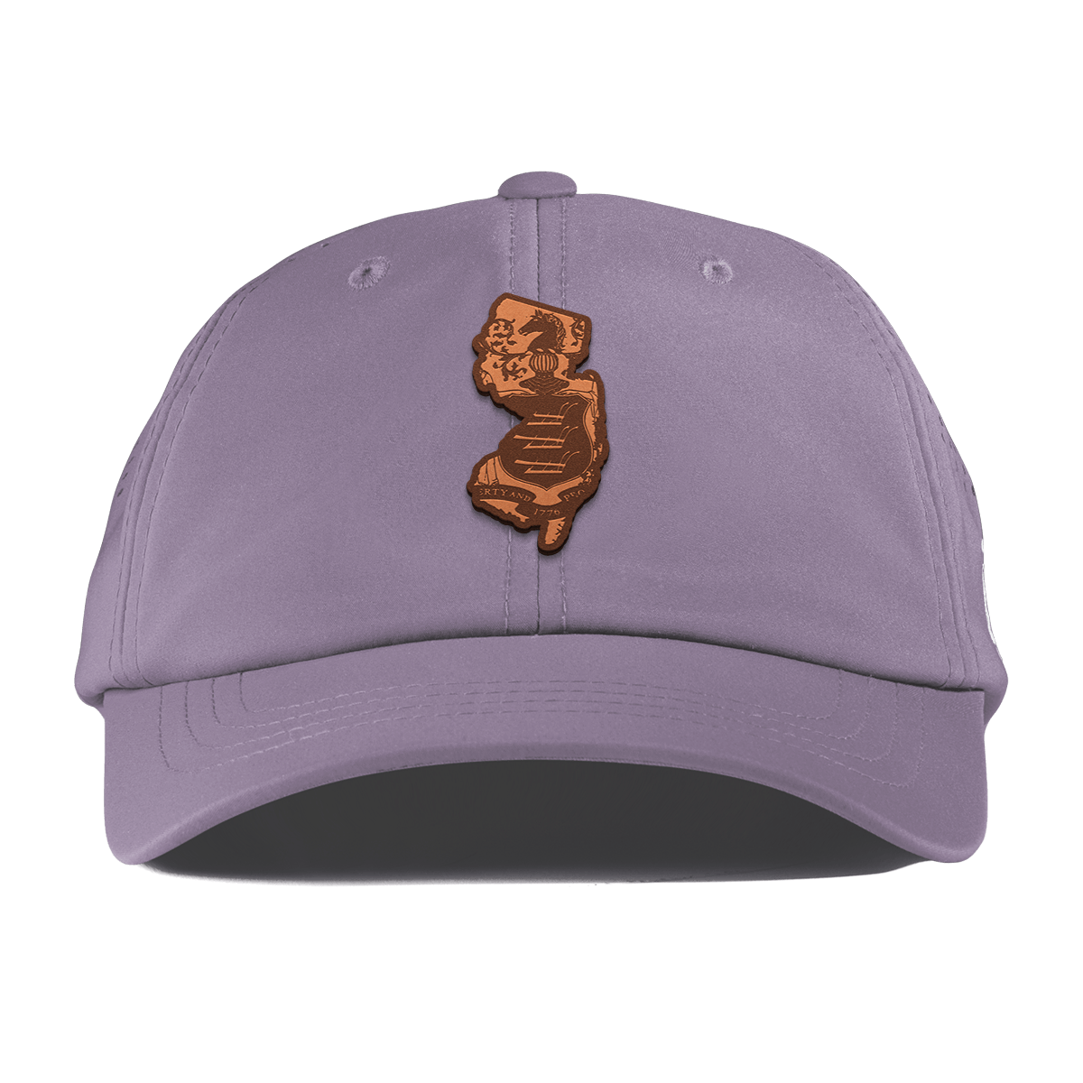 New Jersey 3 Performance Dad Hat Purple