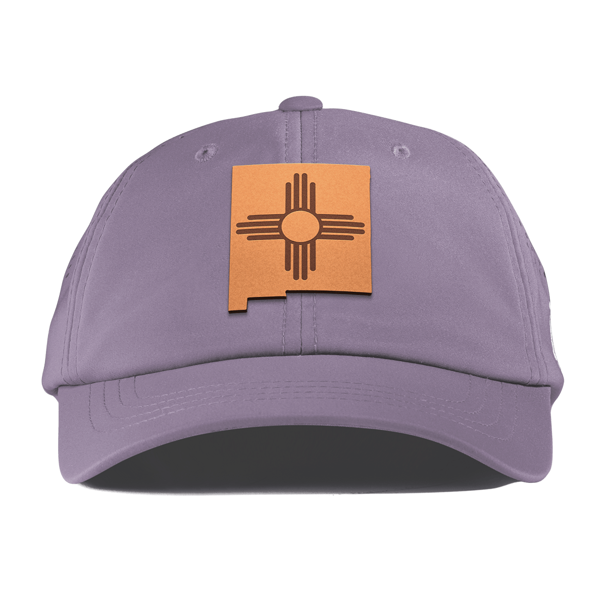 New Mexico 47 Performance Dad Hat Purple