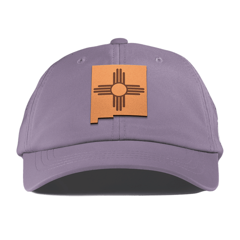 New Mexico 47 Performance Dad Hat Purple