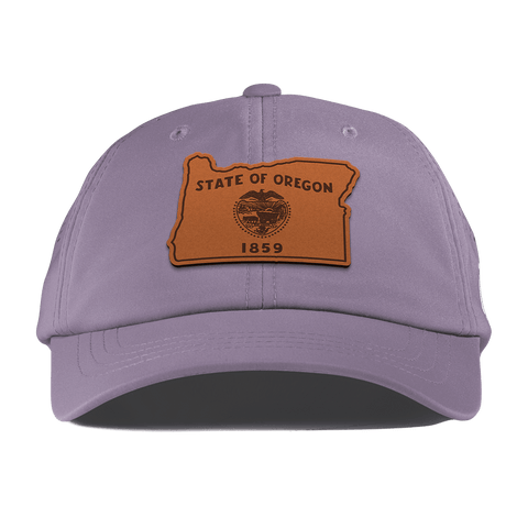 Oregon 33 Performance Dad Hat Purple