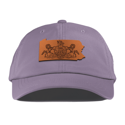 Pennsylvania 2 Performance Dad Hat Purple