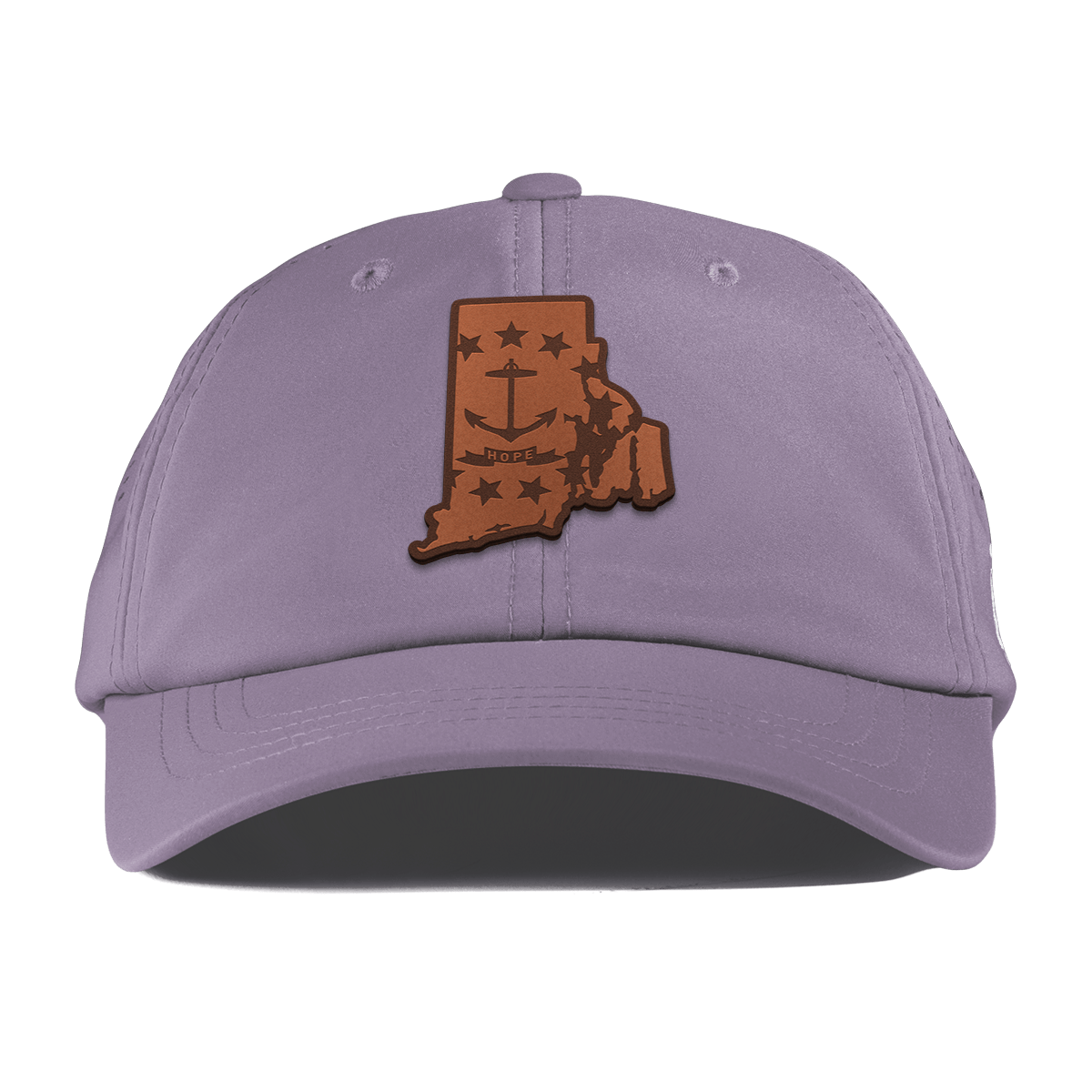 Rhode Island 13 Performance Dad Hat Purple