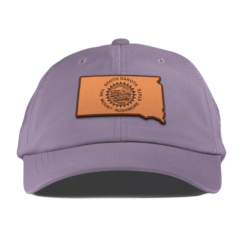 South Dakota 40 Performance Dad Hat Purple